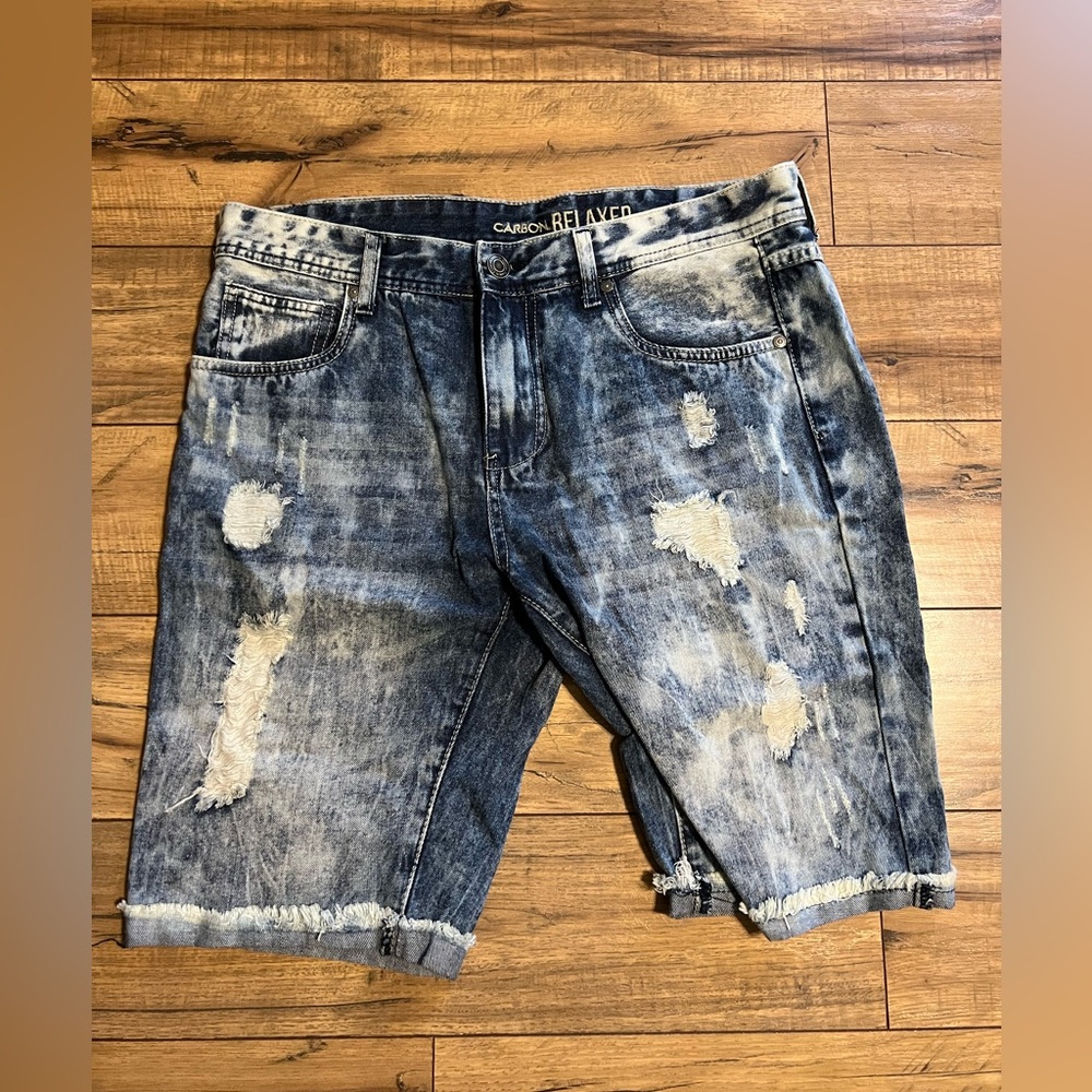 Carbon Denim Shorts for Men